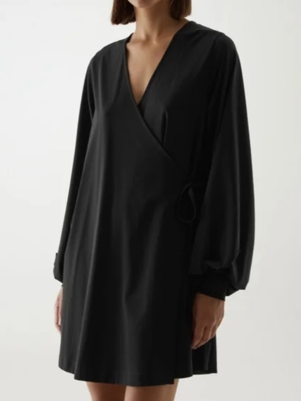 COS Voluminous Sleeve Wrap Dress